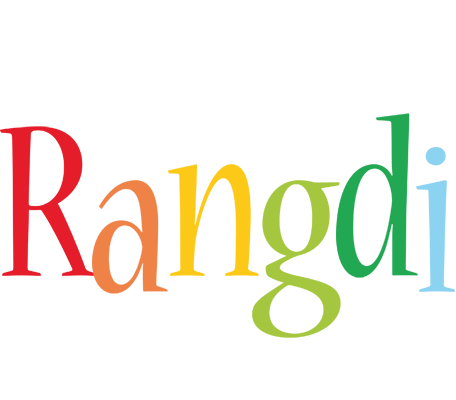 Rangdi birthday logo