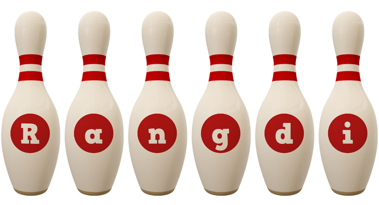 Rangdi bowling-pin logo
