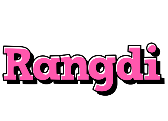 Rangdi girlish logo