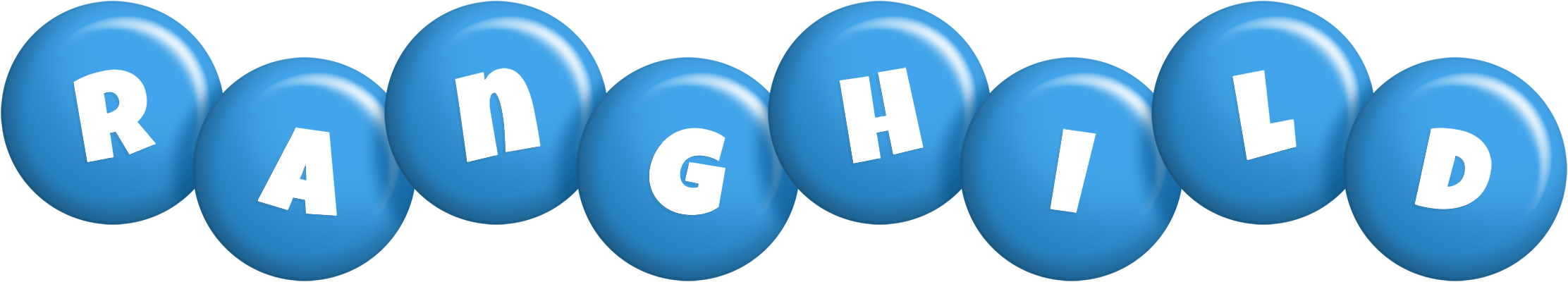 Ranghild candy-blue logo