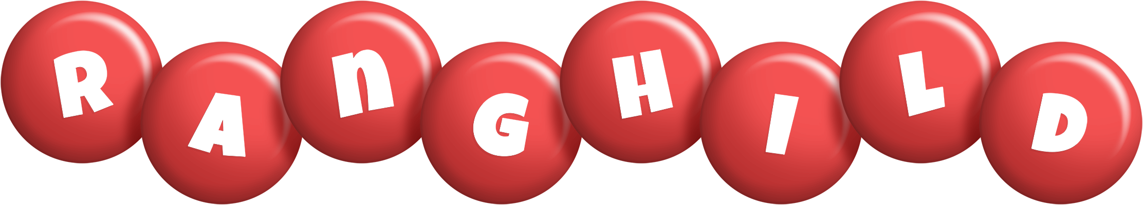Ranghild candy-red logo