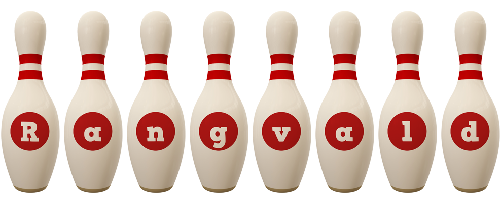 Rangvald bowling-pin logo