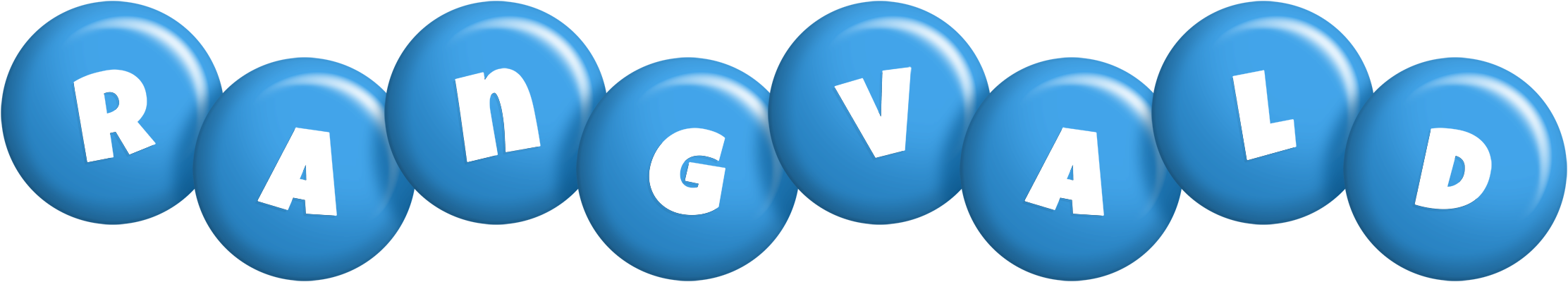 Rangvald candy-blue logo