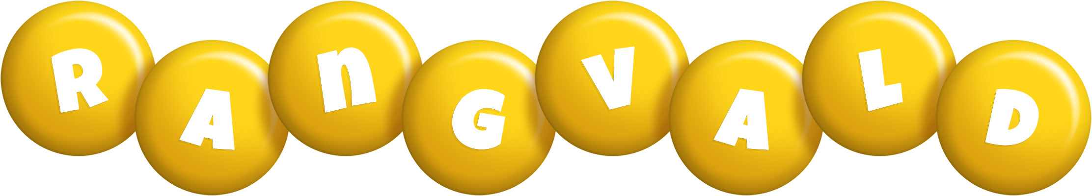 Rangvald candy-yellow logo