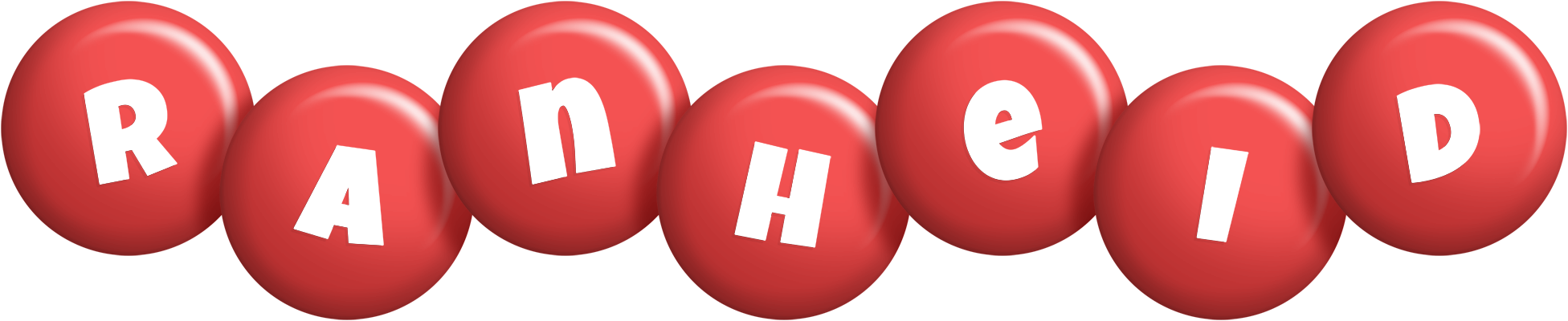Ranheid candy-red logo