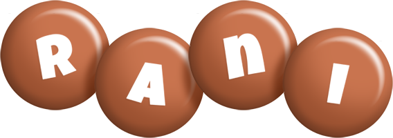 Rani candy-brown logo