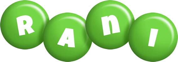 Rani candy-green logo
