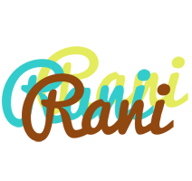 Rani cupcake logo