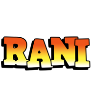 Rani sunset logo