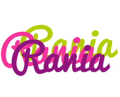 Rania flowers logo