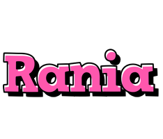Rania girlish logo