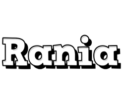 Rania snowing logo