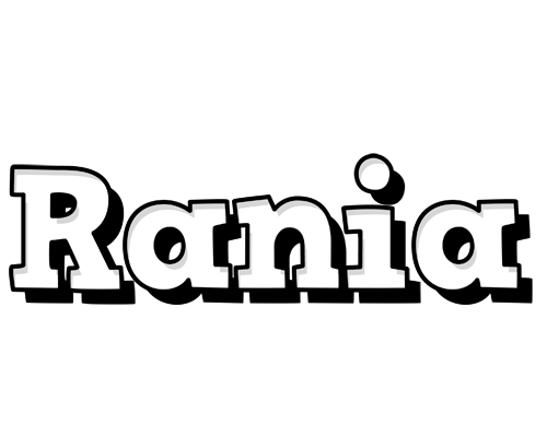 Rania snowing logo