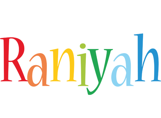Raniyah birthday logo
