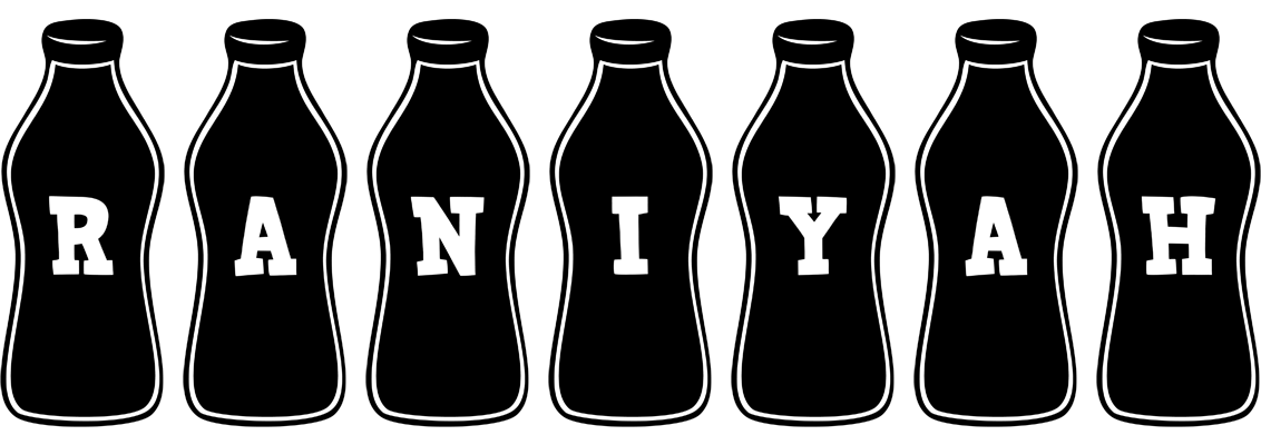 Raniyah bottle logo