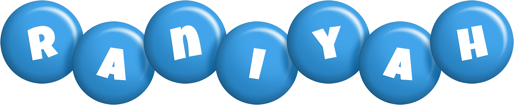 Raniyah candy-blue logo