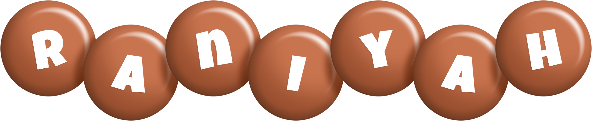 Raniyah candy-brown logo