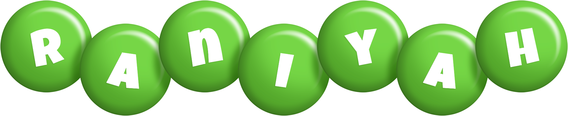 Raniyah candy-green logo