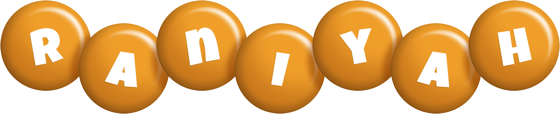 Raniyah candy-orange logo