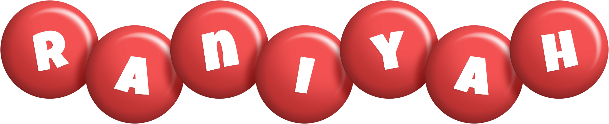 Raniyah candy-red logo