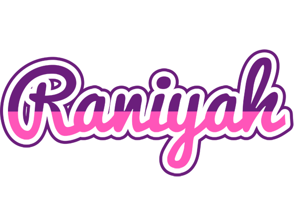 Raniyah cheerful logo