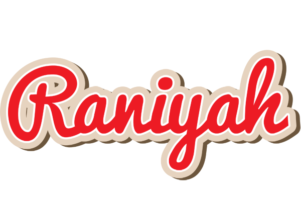 Raniyah chocolate logo