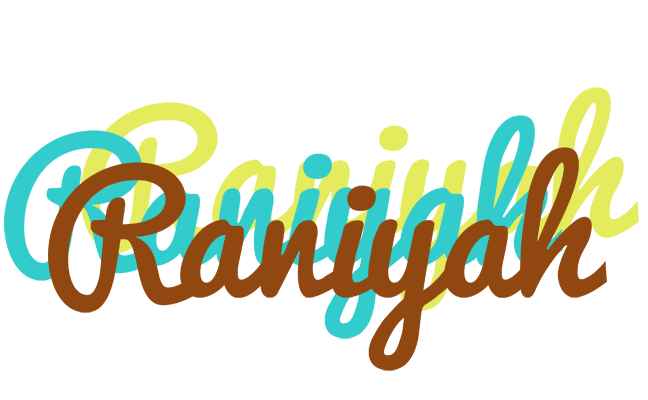 Raniyah cupcake logo