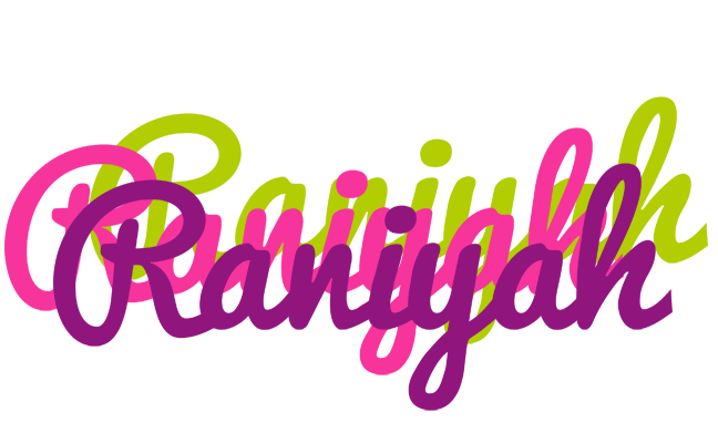 Raniyah flowers logo