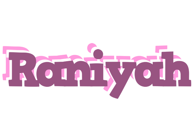 Raniyah relaxing logo