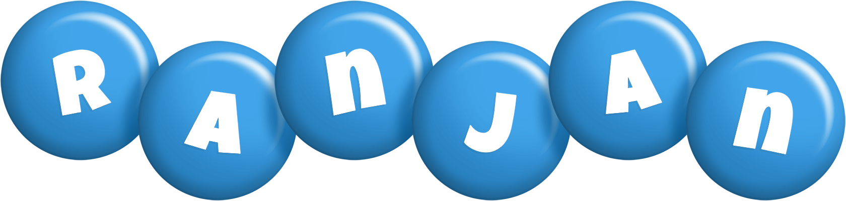 Ranjan candy-blue logo