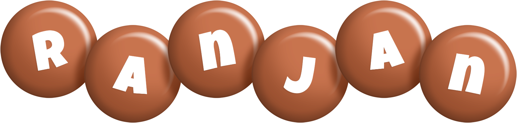 Ranjan candy-brown logo