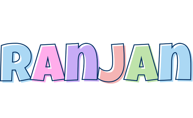 Ranjan pastel logo
