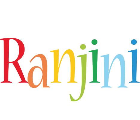 Ranjini birthday logo