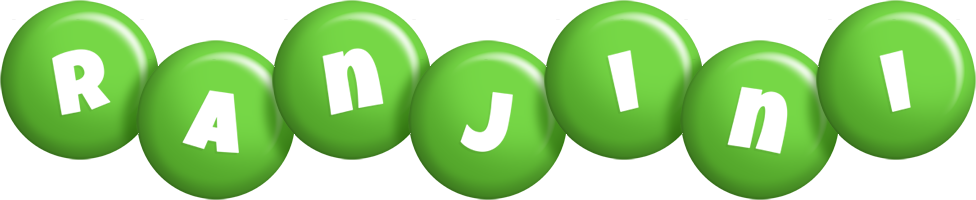 Ranjini candy-green logo