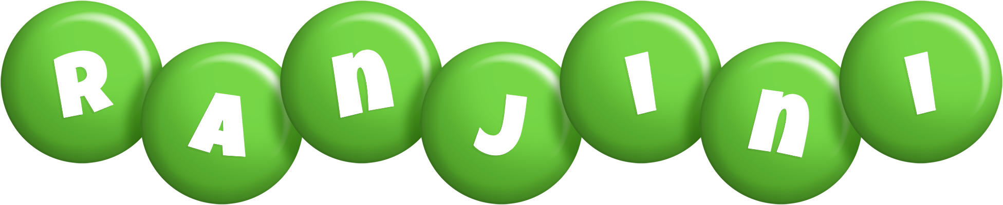 Ranjini candy-green logo