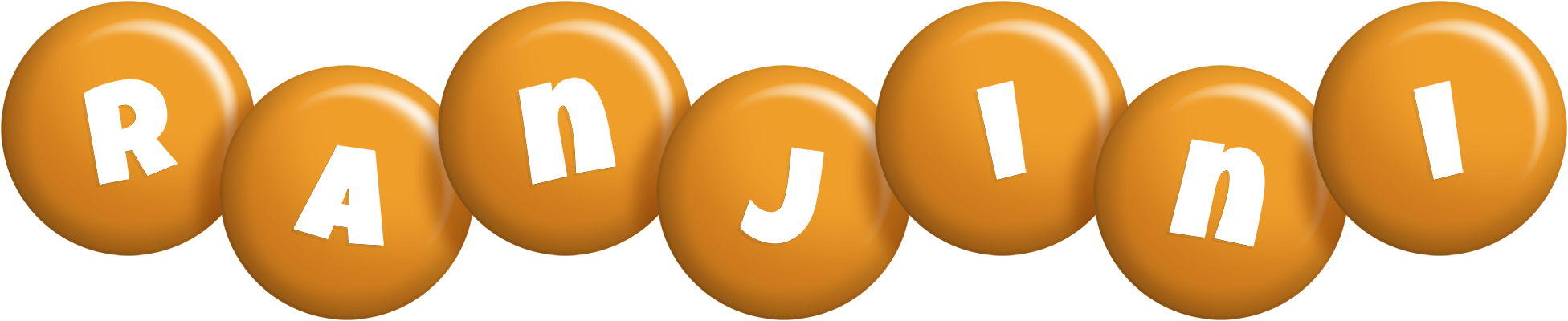 Ranjini candy-orange logo