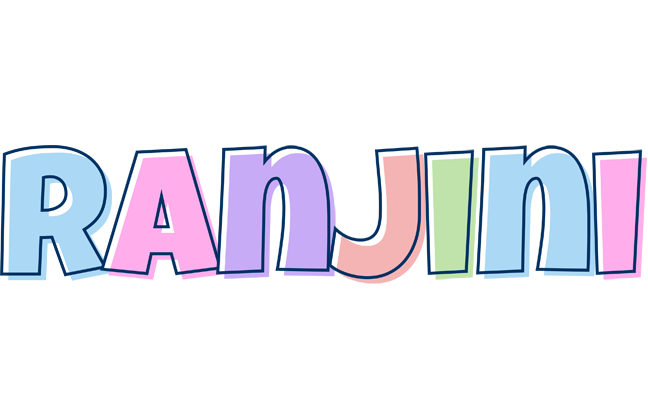 Ranjini pastel logo