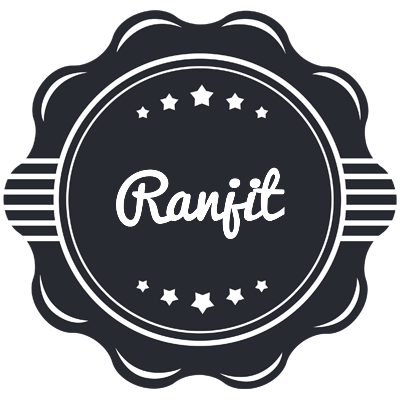 Ranjit badge logo