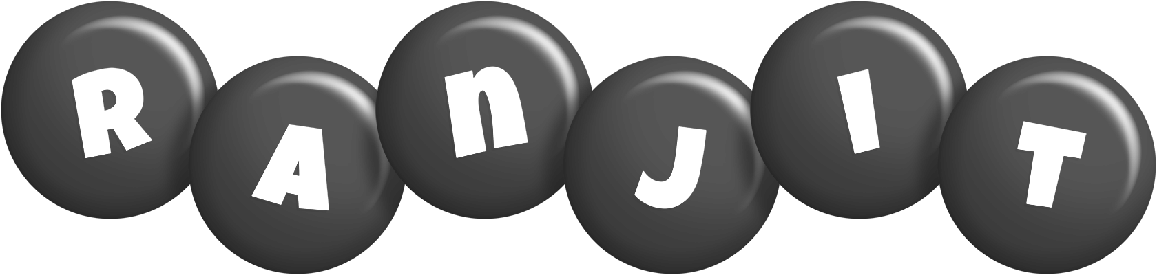 Ranjit candy-black logo
