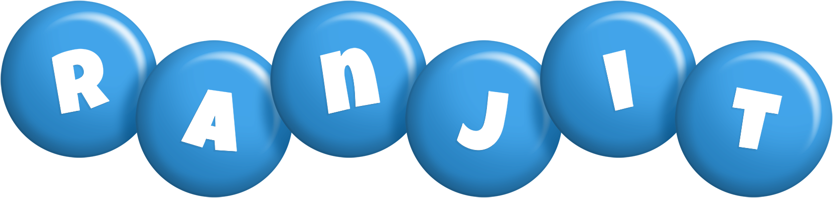 Ranjit candy-blue logo