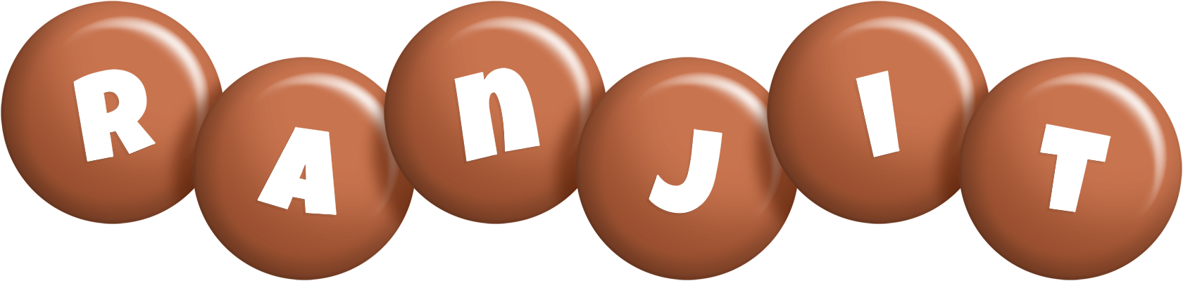 Ranjit candy-brown logo