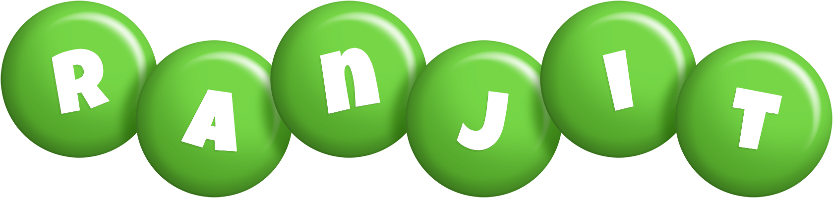 Ranjit candy-green logo