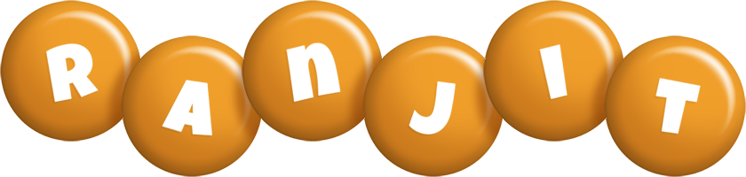Ranjit candy-orange logo