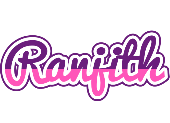 Ranjith cheerful logo