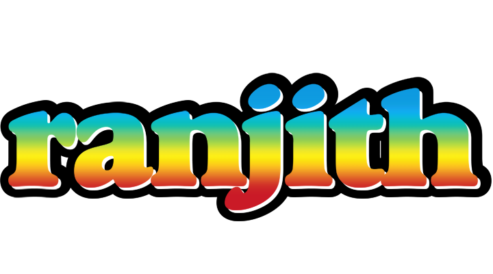 Ranjith color logo