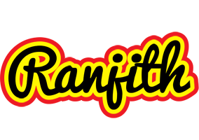 Ranjith flaming logo