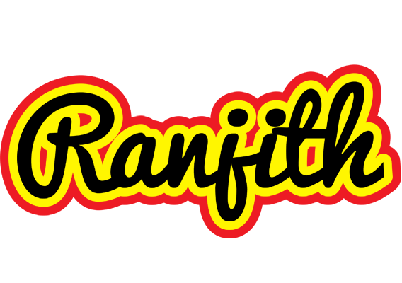 Ranjith flaming logo