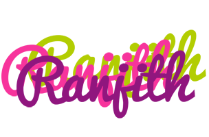 Ranjith flowers logo