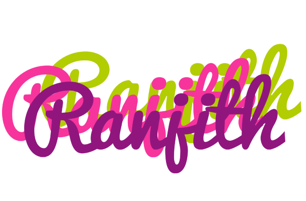 Ranjith flowers logo
