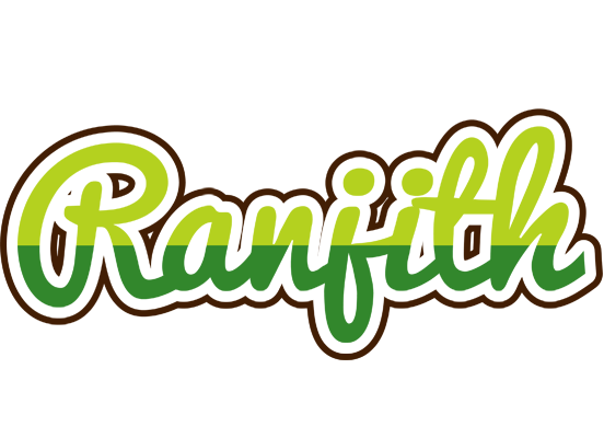 Ranjith golfing logo
